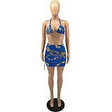 Printed Swimsuit Two Piece Set FOS-8068