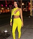 Asymmetrical One Shoulder Crop Top 2 Piece Pants Suits BN-9051