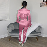 Women V-neck Strappy Slim Suit YNS-1689