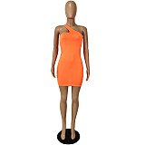 Oblique Suspenders Mini Dresses YNS-16809