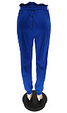 Letters Lace Up Joggers Loose Casual Pants WSY-5856