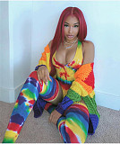 Tie Dye Beachwear One Piece Swimsuit with socks BN-9167