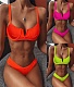 V-neck Steel Ring Sexy Strap Summer Bikini XM-19218