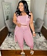 Knit Ribbed Sleeveless Cardigan 3 Piece Pants Set YH-5268