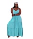 Solid Casual Vacation Loose High Waist Cake Dress AIL-211