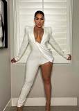 Long Sleeve Asymmetrical Stretchy Jumpsuits AIL-212