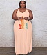 Loose Spaghetti Straps Sleeveless Plus Size Dresses WA-7208226
