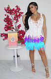 Crochet Knitted Tassel Beach Cover Up Dress CM-8620