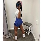 Lace Up Crop Tops Cargo Shorts Two Piece Set CN-0201