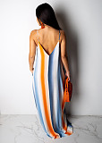 V-Neck Sleeveless Loose Casual Dresses JLY-19383