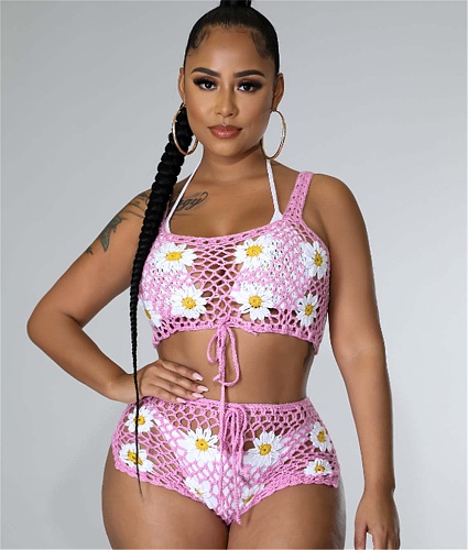 Beachwear Crochet Bikini Cover Up Sets OSM-4361