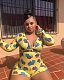 Plus Size Hot Sales Skinny Sexy Printed Long Sleeve Onesies TB-5145