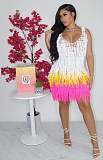 Crochet Knitted Tassel Beach Cover Up Dress CM-8620