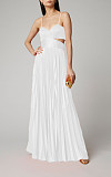 Elegant Backless Cut Out Pleated Party Dresses HX-1192