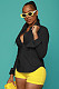 Solid Flare Sleeve Lapel Button Loose Female Shirts BGN-253