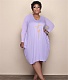 Long Sleeve Loose Casual Pleated Pullover Dress FSX-514
