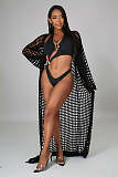 Beach Knitted Swimsuit Cover Up Cardigan Robe OSM-4366