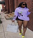 Loose Cut Hole Long Sleeve Hoodie Sweatshirt JINGJ-6079