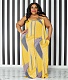 Plus Size Sleeveless Casual Loose Jumpsuits OSS-22392