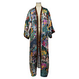 Loose Casual Cover Up Shirts Long Sleeve Cardigan YF-10173