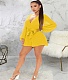 Sexy Deep V Neck Long Sleeve Women Rompers JX-5352