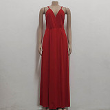 Elegant Cleavage High Split Evening Party Dresses JX-5492