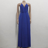 Elegant Cleavage High Split Evening Party Dresses JX-5492
