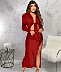 Lace Up Shirts Crop Top+High Split Skirts Set YF-10203