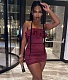 Ruffle Off Shoulder Strapless Bodycon Ruched Dress YNS-1638