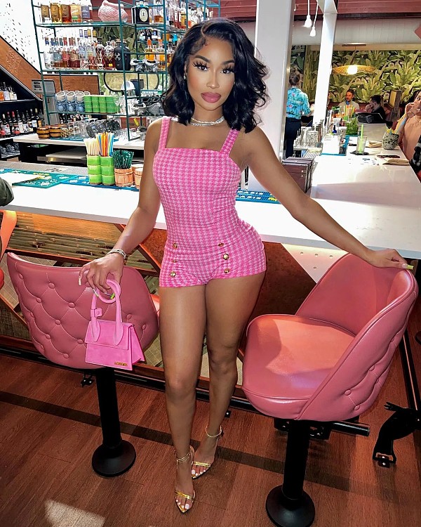 Plaid Print Summer Sexy Backless Bodycon Romper LSL-6499