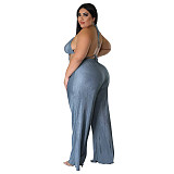 Long Sleeve Shirt Cardigan Wide Leg Pants 3 Piece Sets ASL-7083