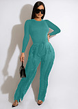 Long Sleeve T-shirt and Tassel Straight-leg Pants Outfits MDF-5328