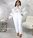 High Quality Lace Lantern Sleeve Loose Blouse Shirts YF-10200