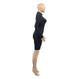 Gym Fitness Long Sleeve Skinny Rompers ANDI-1393