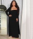 Long Sleeve Cardigans+Slip Dresses Two Piece Set YF-10204