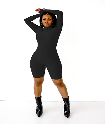 Gym Fitness Long Sleeve Skinny Rompers ANDI-1393
