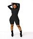 Gym Fitness Long Sleeve Skinny Rompers ANDI-1393