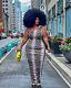 Snakeskin One Shoulder Ruched Plus Size Dresses HEJ-22Y6125