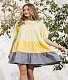 Color Matching Loose Pleats Casual Shirt Dresses WA-77484
