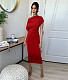 Elegant Short Sleeve Ruched Body Shaping Dresses YF-10150