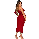 One Shoulder Long Sleeve Ruched Bodycon Dresses YF-10055