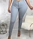 Solid Color High Waist Denim Pencil Pants HSF-2637
