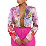 Elegant Long Sleeve Temperament Blazer Jacket MK-3121
