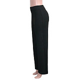 All-Match Solid Color High Waist Flared Pants SH-390374