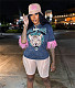 Ostrich Feather Short Sleeve Graphic T Shirt MXXB-22TP148