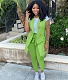 Solid Color Vest Blazer Jacket Pencil Pants 2 Piece Set YIM-272