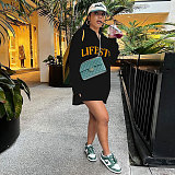 Long Sleeve Polo Neck Loose Casual Knitted Sweater FSX-355