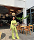 Irregular Long Sleeve Top+Split Flare Pants Matching Set FSL-199