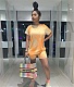 Casual Tie Dye Print T Shirt Jogger Shorts Tracksuit OSD-6074