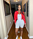 PU Leather Long Sleeve Baseball Bomber Jackets WA-77499